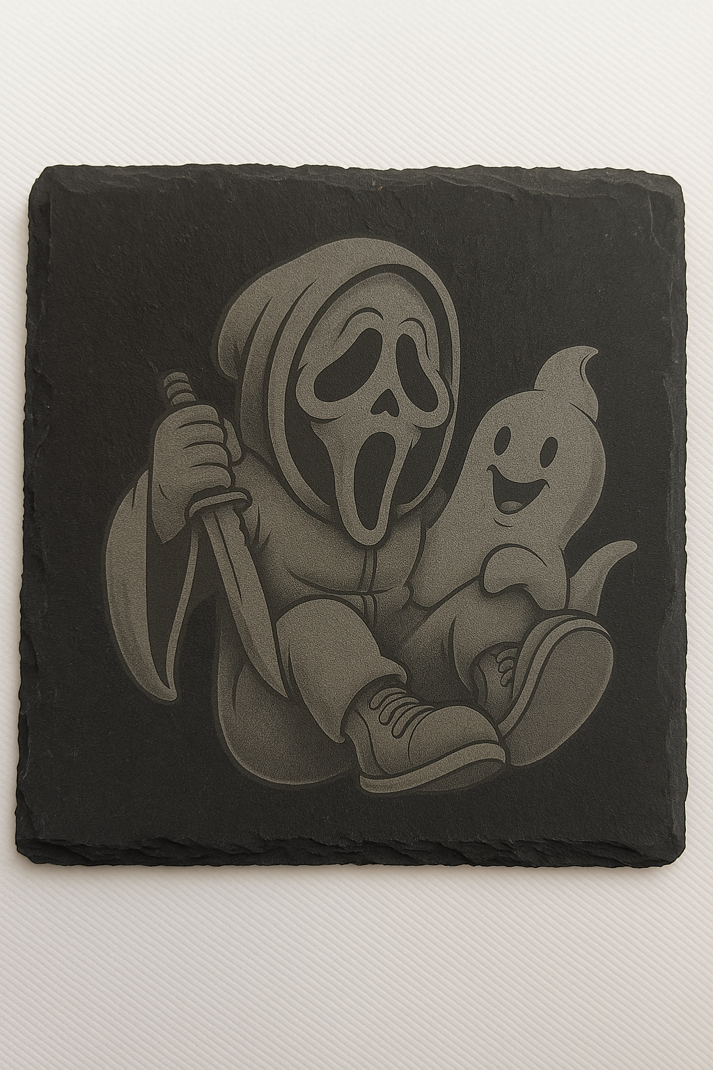🛠️ Custom Laser-Engraved Slate Coasters – Your Design Here! 🛠️