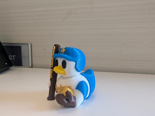 Los Angeles 2025 Champions "Rubber" Duck Figurine – Baseball Collectible, 3D Printed