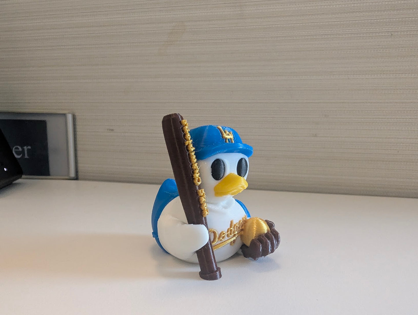 Los Angeles 2025 Champions "Rubber" Duck Figurine – Baseball Collectible, 3D Printed
