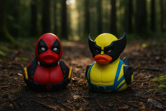 Deadpool & Wolverine 3D Printed Ducks – A Heroic Twist on "Rubber" Duckies!