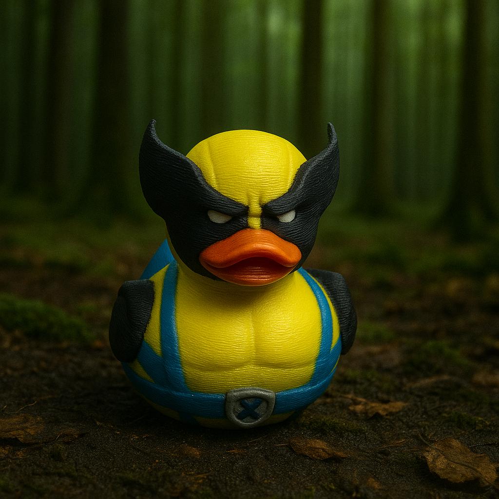 Deadpool & Wolverine 3D Printed Ducks – A Heroic Twist on "Rubber" Duckies!